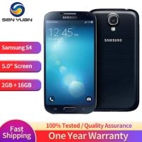 Original Samsung Galaxy S4 I9500 I9505 3G Mobile Phone 5.0" 2GB RAM 16GB ROM 13MP+2MP CellPhone WiFi OctaCore Android SmartPhone
