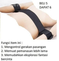d163 Tali ikat tangan dan pinggang BDSM restraint belt strap dewasa praktis nyaman kuat alat bondage