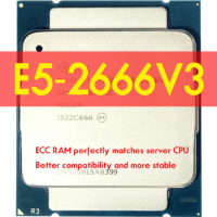 Xeon E5 2666 V3 Processor SR1Y7 2.9Ghz 10 Core 135W Socket LGA 2011-3 CPU E5 2666V3 Atermiter D4 DDR4 2011-3 Motherboar kit xeon