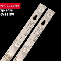 2Pcs/set 32in 550mm LED Backlight TV Strip for TCL 32inch 7Led TOT-32D2700-2X7-3030C-7S1P BI-LENS LVW320CSOT L32F3303B L32F1680B