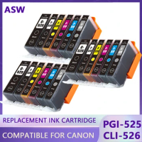 PGI525 PGI 525 CLI 526 Ink Cartridges for Canon Pixma iP4850 ix6550 MG5150 MG5250 MG6150 MG8150 MX885 MG5350 Printer