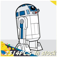 Lepin MOC Star W Series R2-d2 Robot 05043 DIY Educational Building Blocks Bricks Boy Toys Birthday Christmas Gifts 62001 10225