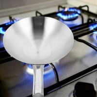Stainless Steel Wok Induction Stove Chinese Pan For Grilling Kitchen Accessory Electric Gas Woks Nonstick Frying