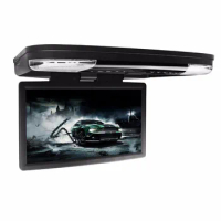 15.6" Black Color Flip Down Car DVD Car Roof DVD Roof Monitor DVD with Built in IR/FM Transmitter &amp; HDMI Port