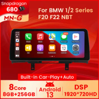 4G LTE Car Multimedia Navigation Radio Wireless Carplay Android 13 Auto For BMW 1 F20 F21 2 Series F23 DSP BT 5.1 USB GPS USB
