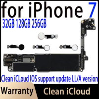 32GB 128GB 256G Motherboard For iPhone 7 / 7 Plus with Fingerprint with Touch ID Unlocked logic board For iPhone 7 Plus