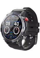 EGLANTINE 智能手表128M，OLED 360x360高分辨率屏幕，蓝牙通话，300mAh电池，IP68防水