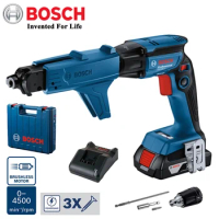 Bosch GTB 185-LI Professional Cordless Drywall Screwdriver Brushless Electric Nail Gun With GMA55 Attachment 18V Power Tools