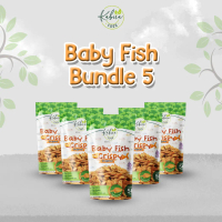Kabira Food - Paket Hemat 5 Baby Fish Crispy Ikan Pepetek Snack Original Halal