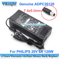 Genuine ADPC20120 20V 6A AC Adapter Power Supply for AOC PD2710QC AG27LM00027 For BENQ EX3203R EX3501R EX3501-T Monitor Charger