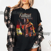 Retro New Vegas T- Shirt, Gamer Ghoul Tee image 1