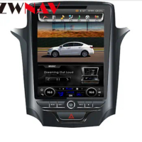 Android 9 Vertical Tesla For CHEVROLET CRUZE 2013-2017 Auto IPS Screen PX6 DSP Car DVD GPS Multimedia Player Radio Audio