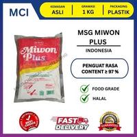 MONOSODIUM GLUTAMATE MSG PECIN VETSIN MURNI MIWON MI-WON PLUS 1 KG