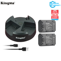 KINGMA Battery Sony NP-FZ100 2-Pack with Triple Charger - Non Lcd Display