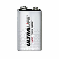 【美國 UltraLife】 9V 鋰電池 1200 mAh (一次性鋰電池)