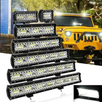 Led Work Light Bar Flood Light Led Combination Beam Spotlight 4 Inch 12v 24v 6000k 4x4 Off Road Accessories For Cars Trucks