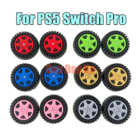 2pcs Car Wheel Tyre lThumb Stick Grip Cap Thumbstick Joystick Cover Case For Sony PS5 PS4 Slim Xbox one Series X/S Switch Pro