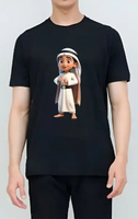Kaos Pria Premium Motif 3Dimensi Anak Sorban Animasi Tshirt Oblong Laki Hc0642 By hans & co abu M