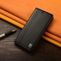 Napa Grid Genuine Leather Case For Infinix Zero 30 20 8 8i Ultra X Pro Neo 5G 2022 2023 Wallet Smartphone Flip Covers