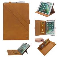 New Case With Pencil Holder Card-insertable Leather Case for ipad Pro 11 2020 Stand Flip Cover Case for ipad Pro 12.9 2020