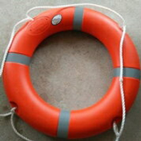 游泳圈 新款 船用專業救生圈成人救生游泳圈2.5KG加厚實心國標塑料救生圈 伊卡萊 雙十一購物節