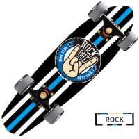27'' Maple Penny Board Large Cruiser Skateboard Flash Wheel Sport Fish Board Complete Assembled Ready To Ride Adult Banana Board