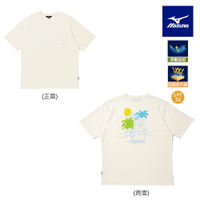 MIZUNO SPORTSTYLE 休閒短袖T恤 D2TAB00303（象牙白）【美津濃MIZUNO】