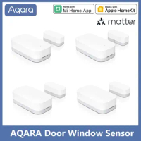 Aqara Matter Door Window Sensor Zigbee Wireless Connection Smart Mini door sensor Work With Mijia Gateway XiaoMi Home HomeKit