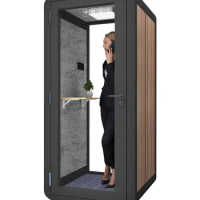 Small mobile phone booth soundproof room home study silent warehouse recording studio office live broadcast room song recording