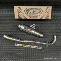 Knalpot Original R2 Muffler type MP4  Boreup Harian Leher Tanpa Sambungan pemasangan standrt Jupiter