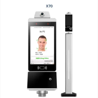 Smart Breathalyzer Blood Alcohol Tester with Face Recognition Temperature Detection 3 in 1- X70