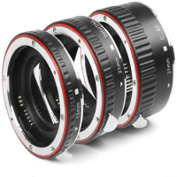 Second generation Metal Auto Focus Macro Extension Tube Ring for Canon 600D 550D 200D 800D EOS EF EF-S 6D for Canon Camera