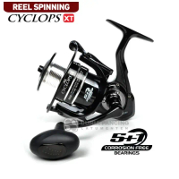 REEL SPINNING MAGURO CYCLOPS XT UKURAN 1000-8000 POWER HANDLE