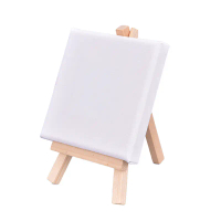 Canvas Co Giãn, Kích Thước Nhỏ, Trên Khung Gỗ, 10cm x 10cm, Thích Hợp Cho Trẻ Em