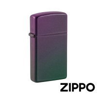 【Zippo】窄版虹彩亮漆-素面-防風打火機(美國防風打火機)