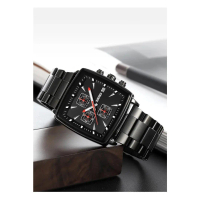 Terbaru SKMEI Jam Tangan Analog Stopwatch Stainless Steel Strap Waterproof 30M - 9331 Original 100%