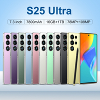 Popular S25 Ultra6.8 Inch Large Screen 4G Mobile Phone 16+1 Smartphone