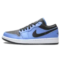 AIR JORDAN 1 LOW UNIVERSITY BLUE BLACK