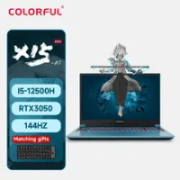 Colorful X15 AT RTX 3060 Gaming Laptop 12th Intel Core i7-12700H 15.6 inch 144Hz FHD Screen 16GB RAM 512GB SSD Portable Notebook