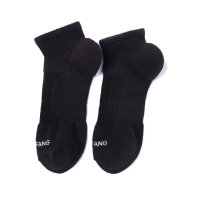 【KUNJI】12双 工研院研發超強除臭襪-減壓高船型機能襪-黑色(12雙 男款-M014黑色)