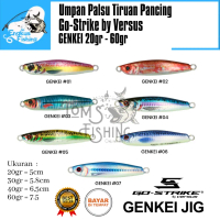 Umpan Palsu Pancing Go Strike by Versus GENKEI Metal Jig (20gr - 60gr) Murah - Enus Fishing