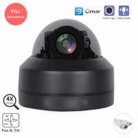 5MP ONVIF Mini Speed PTZ IP Motorized Camera 4xZoom Pan Tilt Motion Detection Full HD 2MP 5MP Home Security Camera 30M Infrared