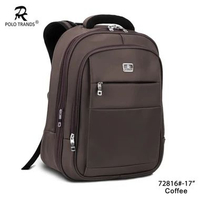 FAST Polo Trands Backpack Expandable 25L 72816 - Tas Ransel Laptop Tas Polo Trands Coffee