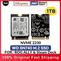 Western Digital WD SN740 2TB 1T M.2 SSD 2230 NVMe PCIe4.0 For Steam Deck GPD Rog Ally Surface Laptop Tablet Mini PC Computer
