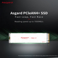 Asgard AN4 512G 1TB 2TB SSD NVME PCIe 4.0 x4 M.2 AN4 Solid State Hard M.2 SSD 1TB 2TB for Desktop Read Speeds Up To 7000MB/s
