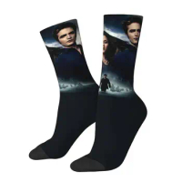 Cool Printed The Twilight Saga Socks for Men Women Stretch Summer Autumn Winter Vampire Fantasy Film Crew Socks