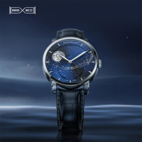 【BEXEI】貝克斯【愛時】浩瀚宇宙星空亮月高貴自動機械錶-9052(月亮夜光機械錶)
