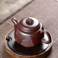【暢陶】宜興紫砂泡茶壺純手工原礦底槽清李新生禪意了然壺 320cc