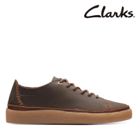 【Clarks】男鞋 Oakpark Low  仿生膠厚底復古感休閒鞋(CLM74667C)