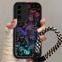 Sarung Telefon, Reka Bentuk Graffiti Gelap, Serasi dengan Samsung G991, G996, G998, Kalis Kejutan, S